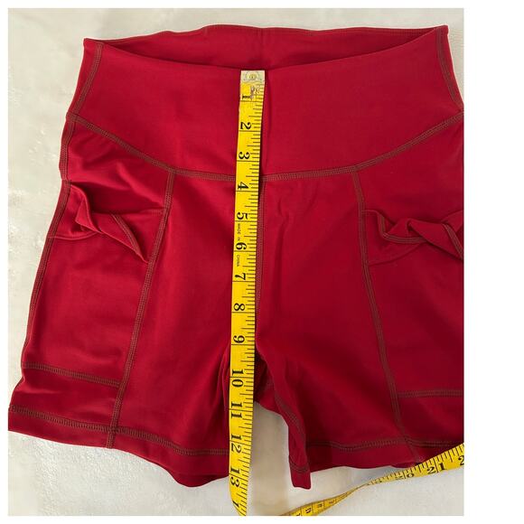 Free People FP Movement Wave Rider Shorts / Red Grape S Activewear NWT - Picture 3 of 10